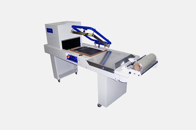 Manual L-Sealer  with Shrink Tunnel Machine